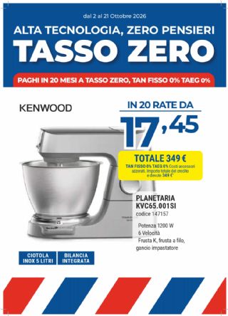 KENWOOD IMPASTATRICE KVC65.001SI